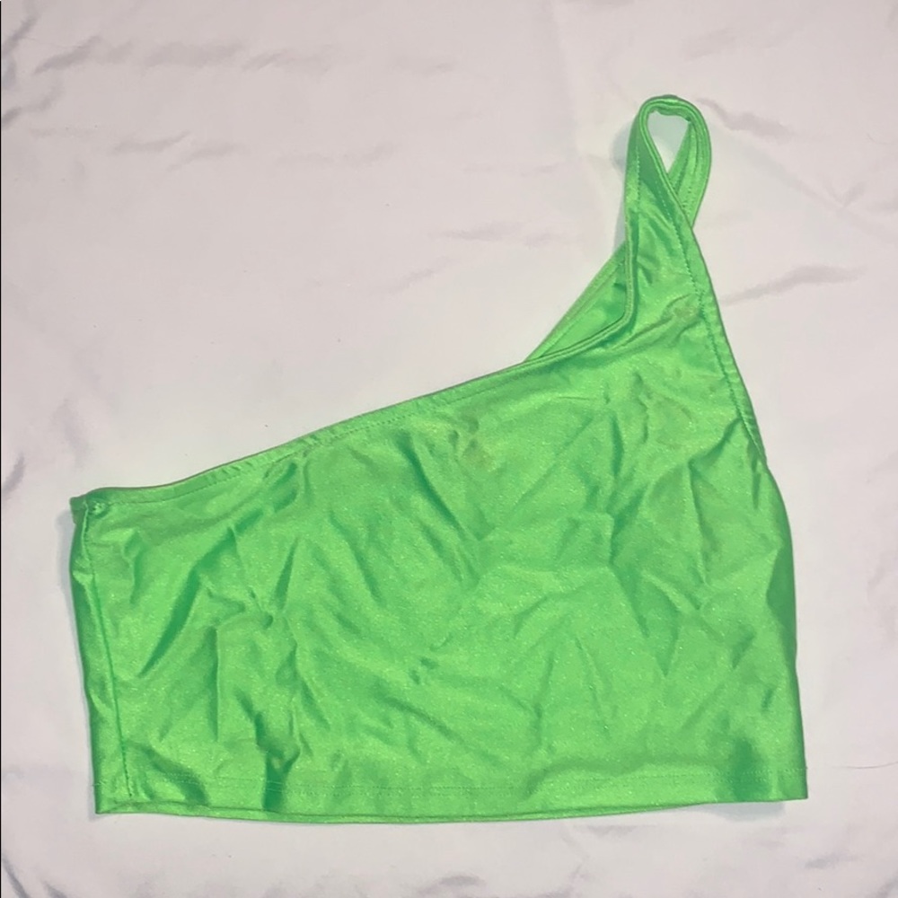 Neon Green Crop Top